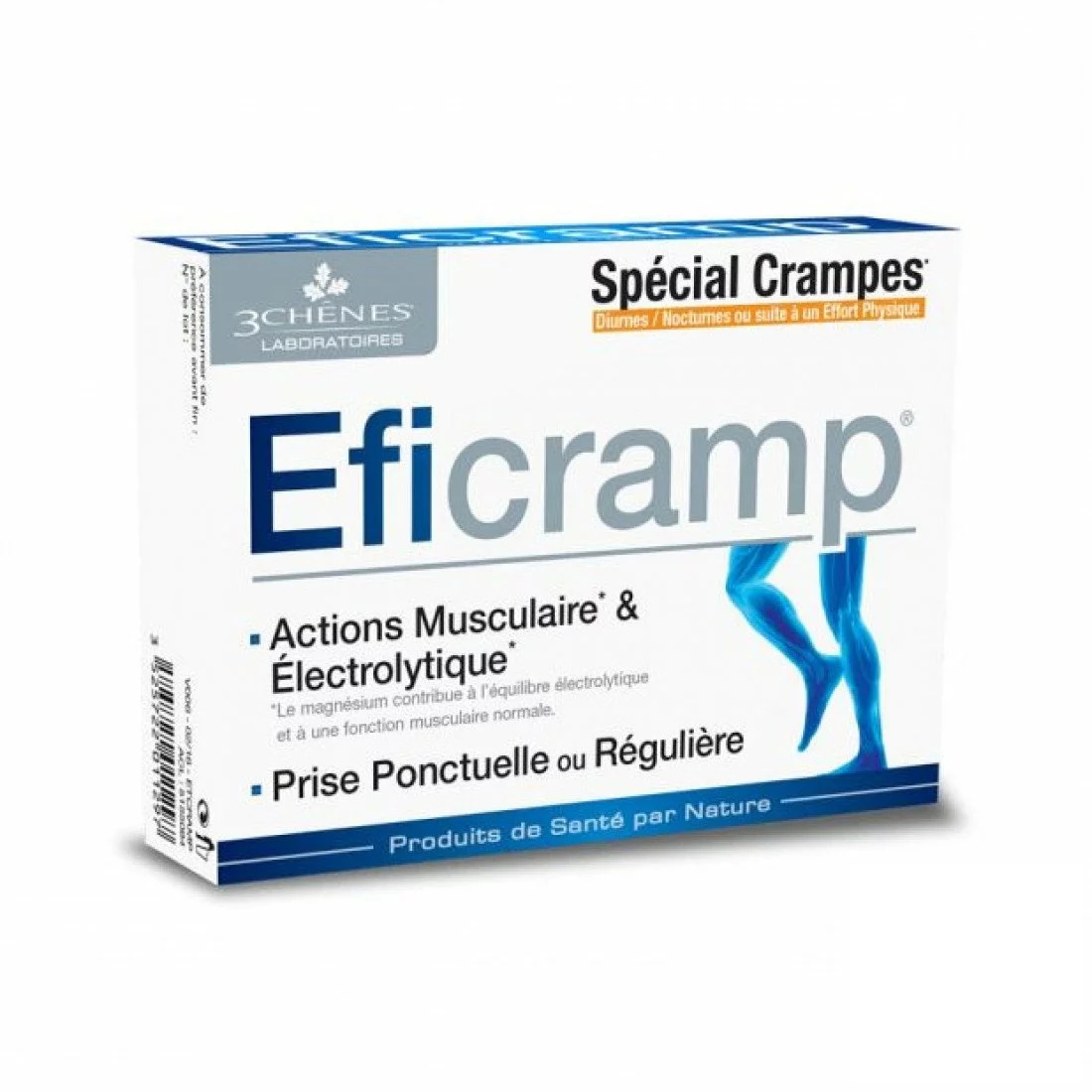 3 CHENES EFICRAMP 30 COMPRIMES