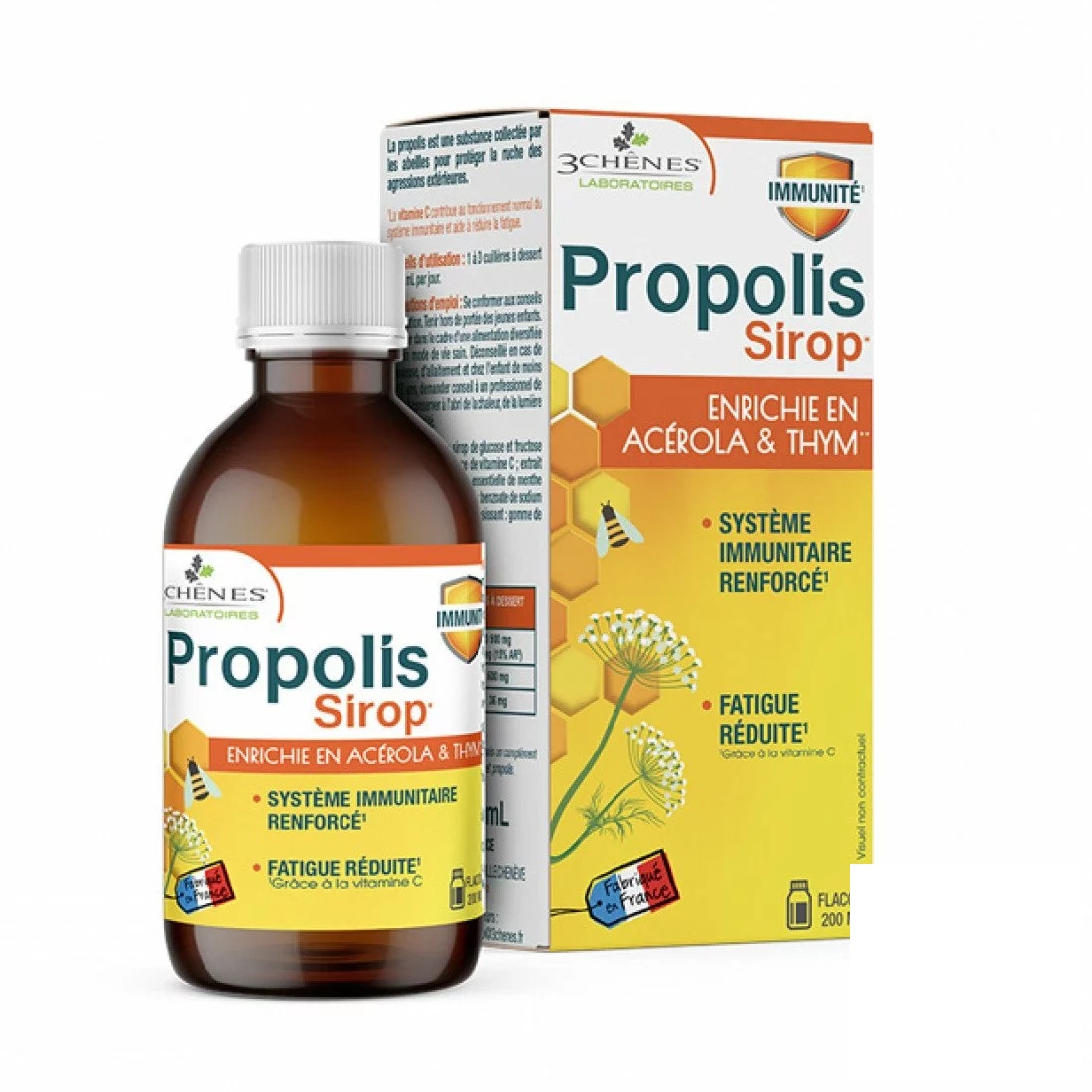 3 CHENES PROPOLIS SIROP 200ML