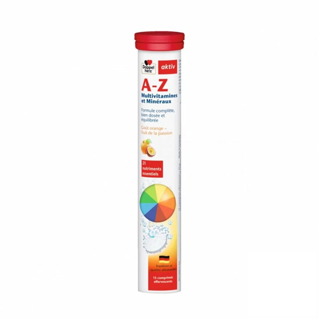 AKTIV A-Z VITAMINES ET MINERAUX 15 Comprimes Effervescents