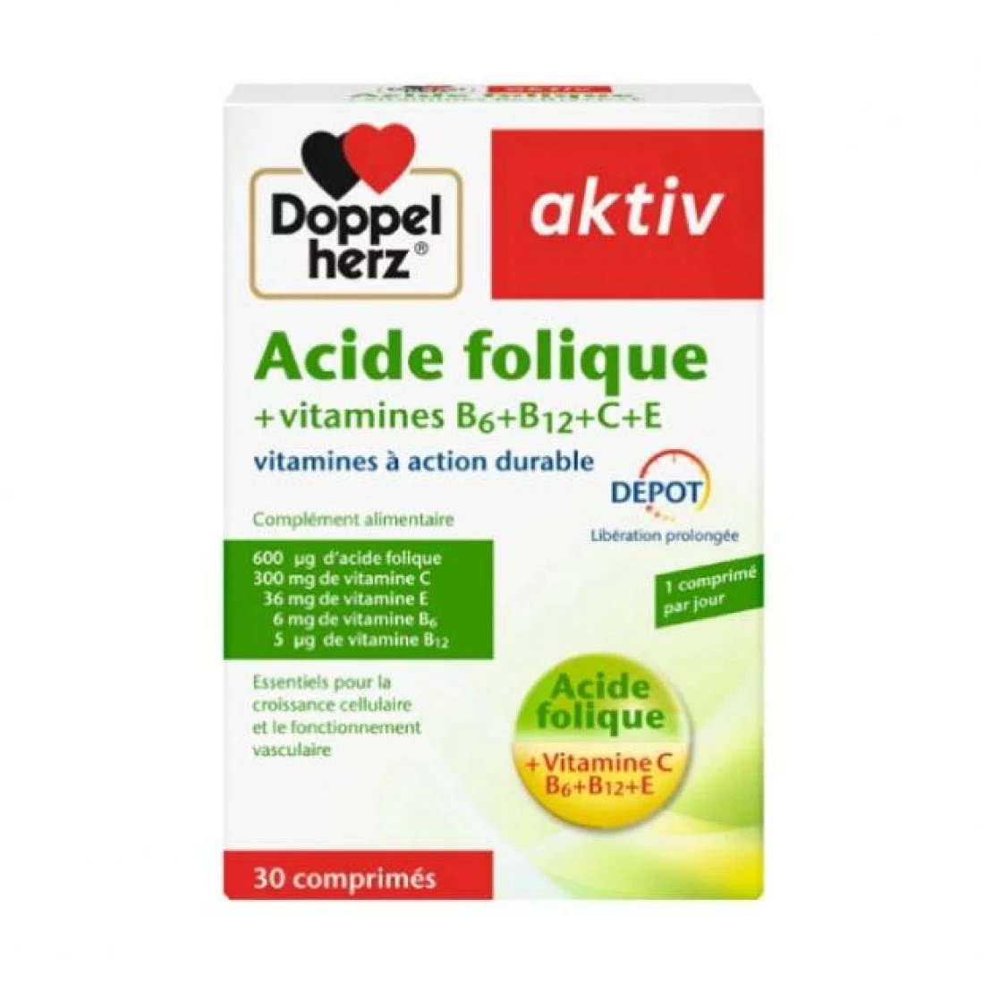 AKTIV ACIDE FOLIQUE 30 COMPRIMES
