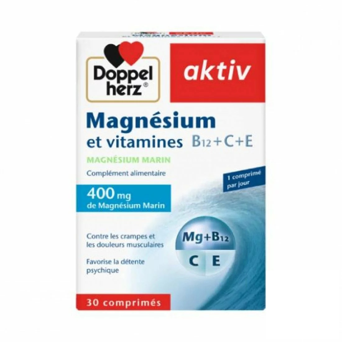 AKTIV MAGNESIUM ET VITAMINES 30 COMPRIMES