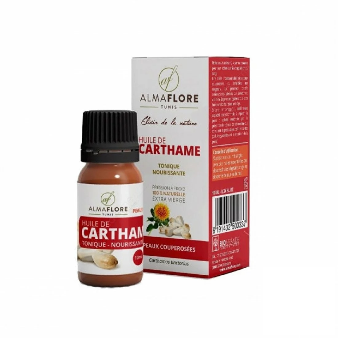 ALMAFLORE HUILE DE CARTHAME 10ML