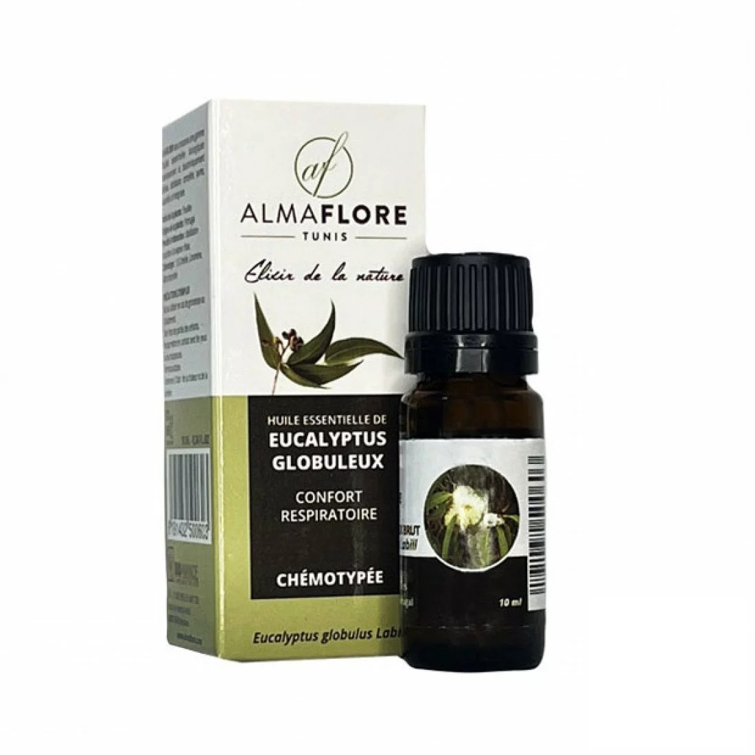 ALMAFLORE Huile Essentielle d'Eucalyptus Globuleux 10ML