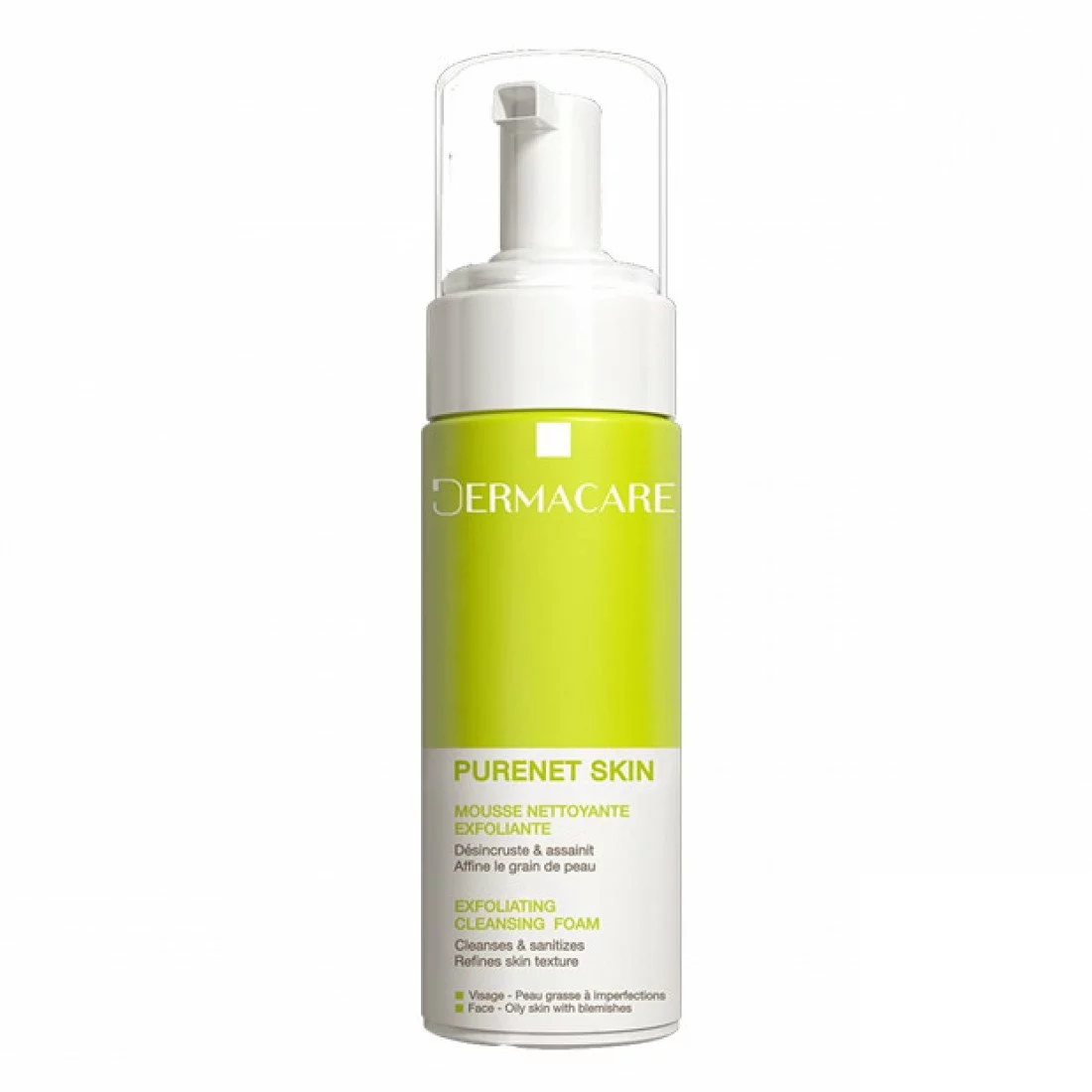 DERMACARE PURENET SKIN MOUSSE NETTOYANTE EXFOLIANTE 150ML