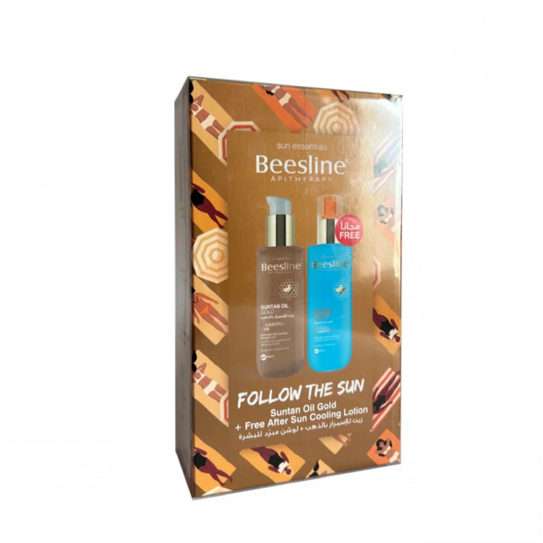 BEESLINE PACK SUNTAN OIL GOLD + AFTER SUN LOTION OFFERT