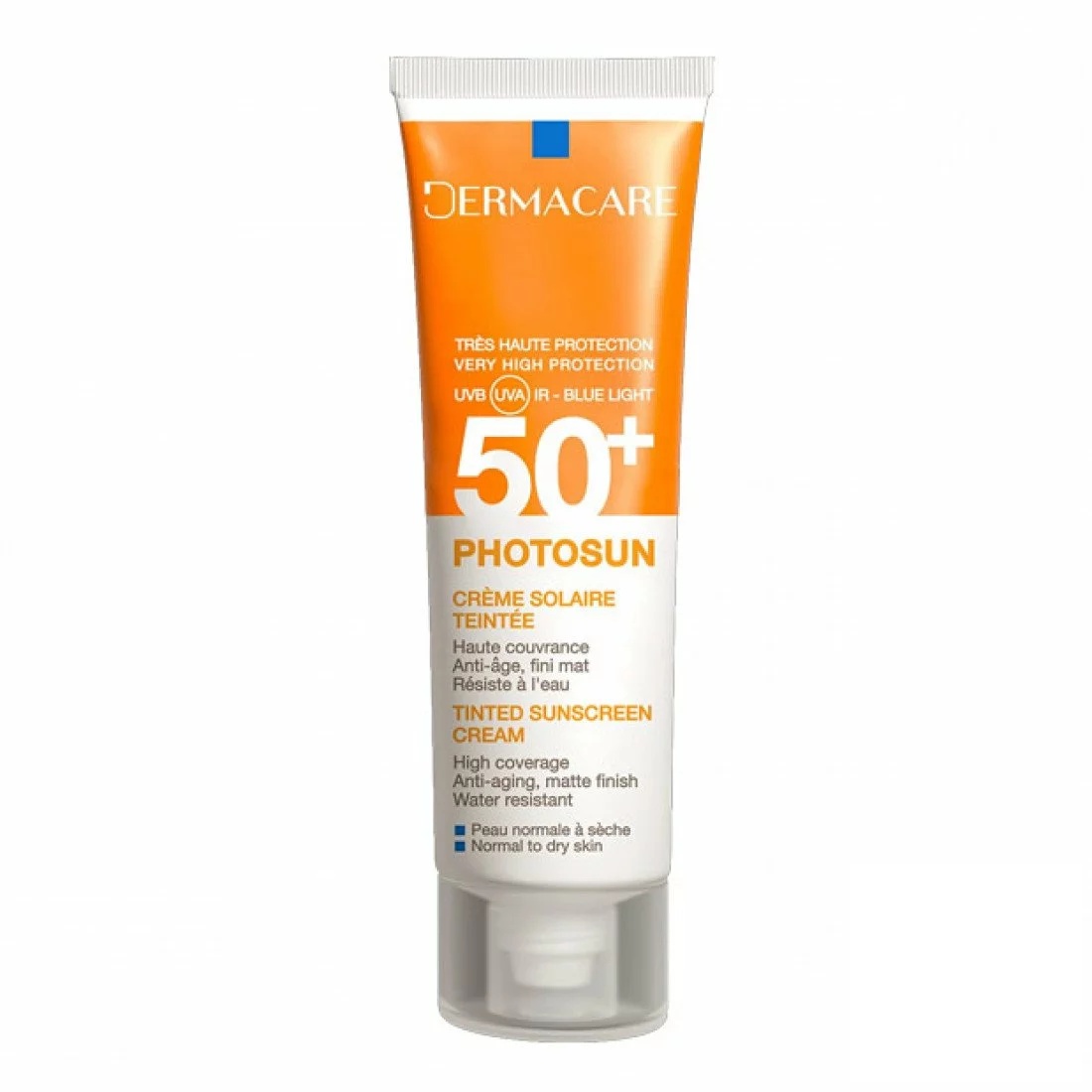 DERMACARE PHOTOSUN Creme Teintee Peaux Normales à Seches  1.5