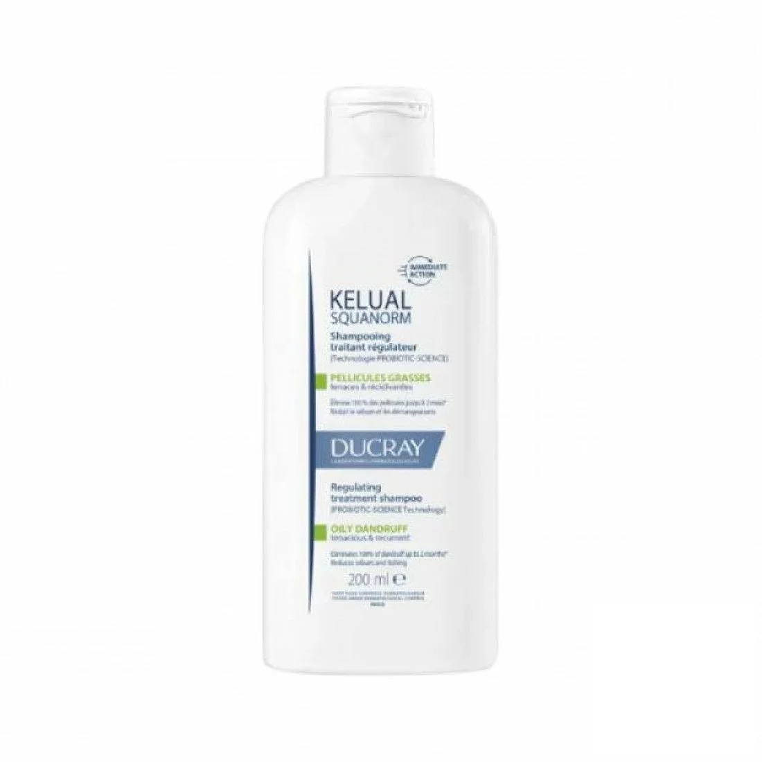 DUCRAY KELUAL Squanorm Shampooing Pellicules Grasses 200ML