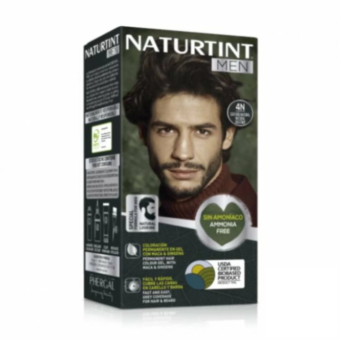 NATURTINT MEN COLORATION PERMANENTE 4N CHATAIN NATUREL