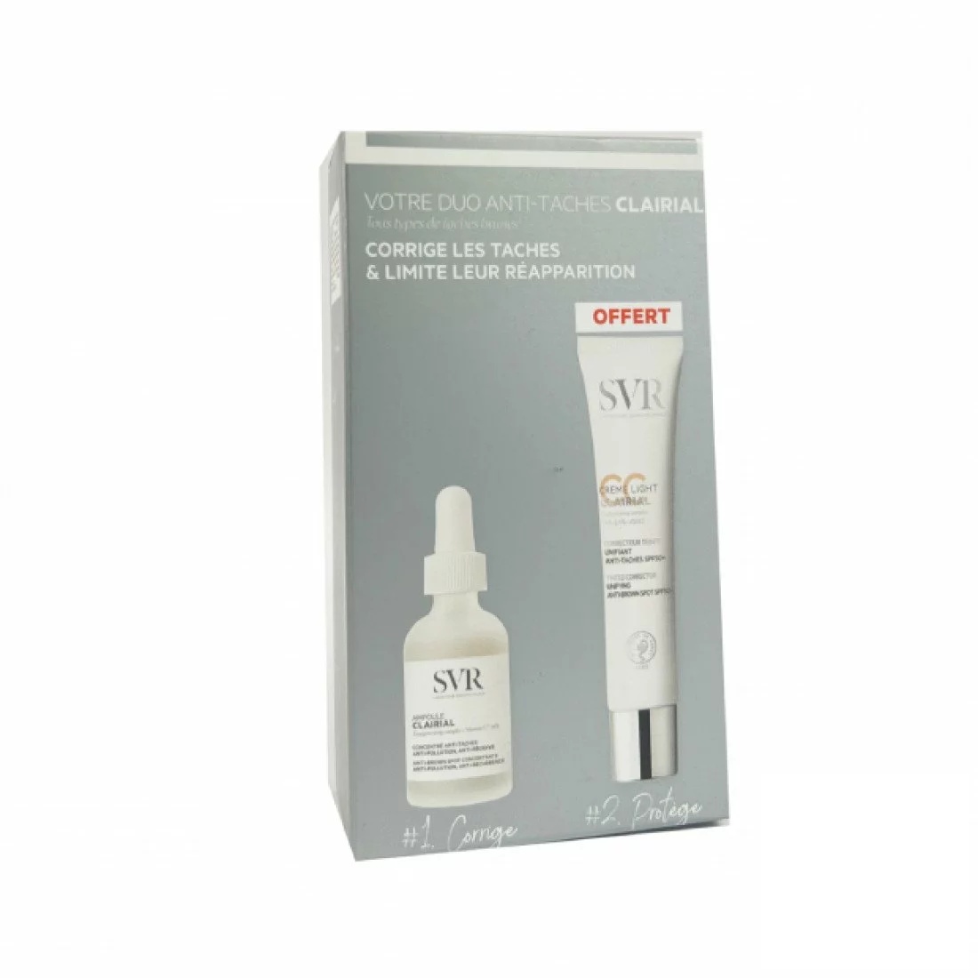 SVR COFFRET CLAIRIAL AMPOULE + CLAIRIAL CC Creme LIGHT SPF50+ OFFERTE - BF 2025